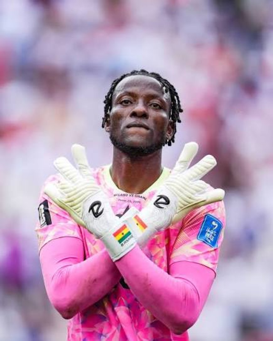Black Stars' Benjamin Asare Ranked Fifth-Best Goalkeeper in 2026 FIFA World Cup