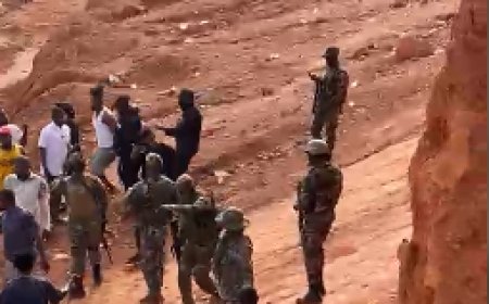Kyebi: One Shot As Miners Clash With Security During Anti-Galamsey Operation