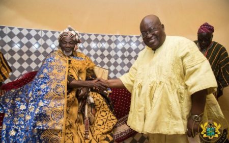 Akufo-Addo Mourns Yaa-Naa Mahama Abukari II, Hails His Legacy of Peace and Unity