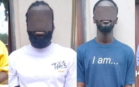Police Arrest Five Suspected Armed Robbers, Landguards at Sapeiman; Guns and Ammunition Retrieved