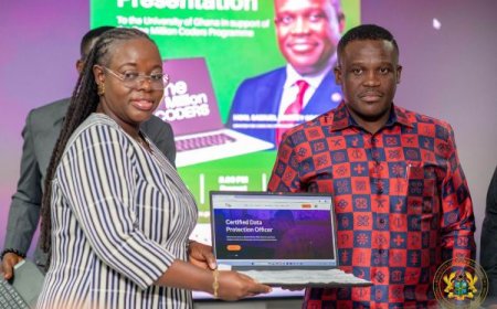 Government Donates 2,000 Laptops To UG For One Million Coders programme