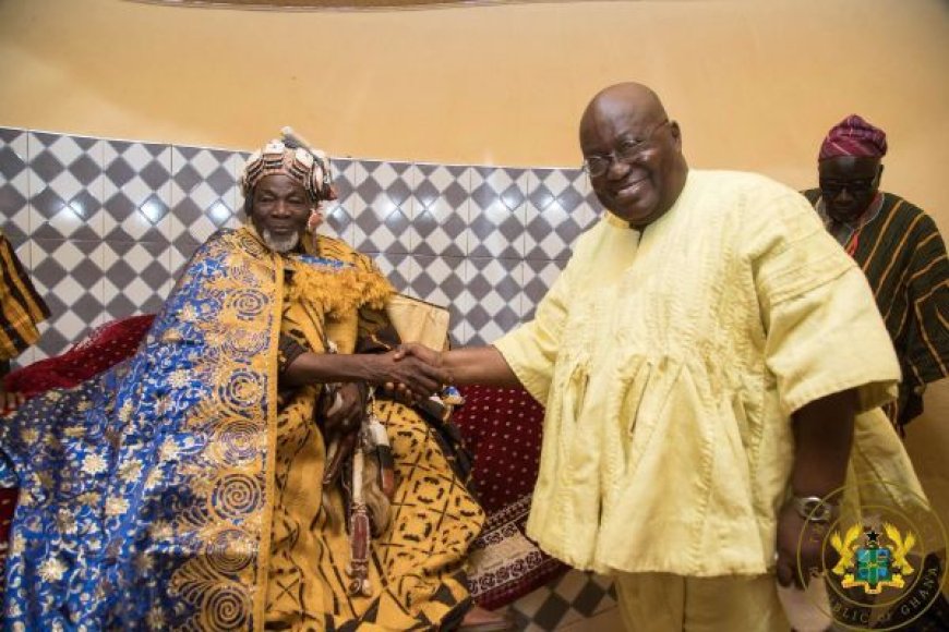 Akufo-Addo Mourns Yaa-Naa Mahama Abukari II, Hails His Legacy of Peace and Unity