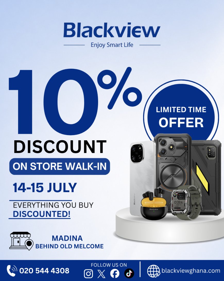 Chinese Tech Giant Blackview Launches Official Ghana Store
