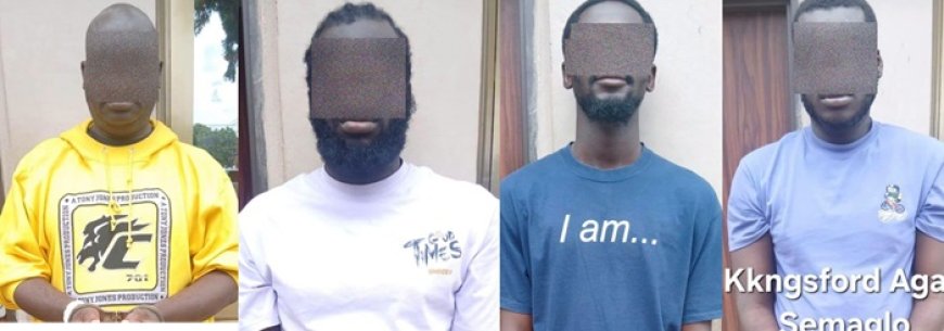 Police Arrest Five Suspected Armed Robbers, Landguards at Sapeiman; Guns and Ammunition Retrieved