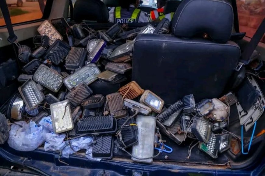 Police Intercept 1,054 Vehicles in Greater Accra Over Illegal Sirens, Strobe Lights