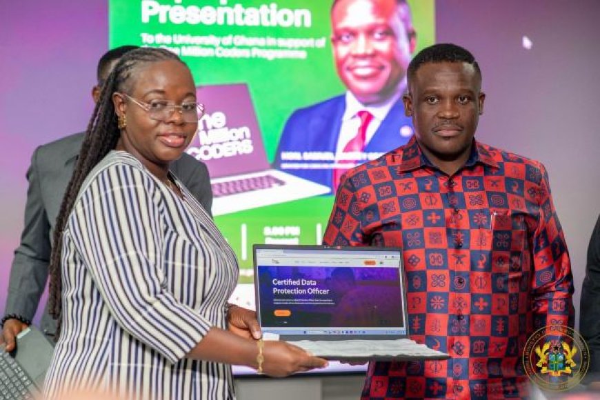 Government Donates 2,000 Laptops To UG For One Million Coders programme