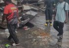 Fire Destroys Car Spraying Shop At Kotobabi