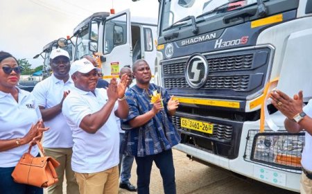 SSNIT Commissions New Vehicles for Trust Logistics