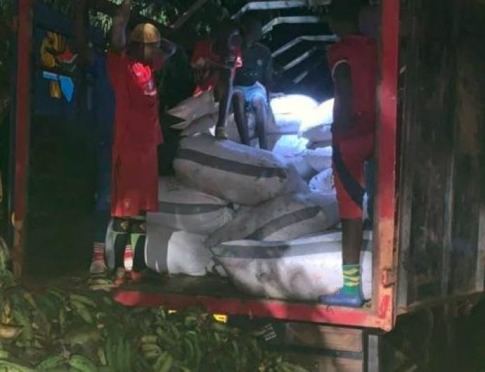 118 Bags Of Cocoa Beans Intercepted At Bunkpurugu; Four Arrested