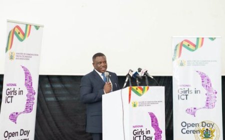 Sam George  Launches Girls-In-ICT Open Day, Urges Girls to Lead Ghana’s Digital Future