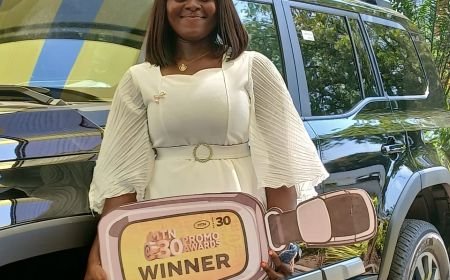 Nursing Trainee Wins Brand-New Toyota Land Cruiser in MTN Promo