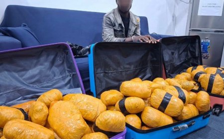 Man Arrested with 91 Parcels of Suspected Indian Hemp at Circle VIP Station