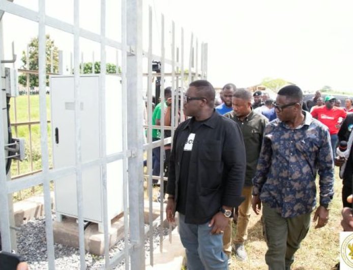Sam George Inspects Rural Connectivity Projects, Promises Improved Network Coverage in Sekeyere Afram Plains