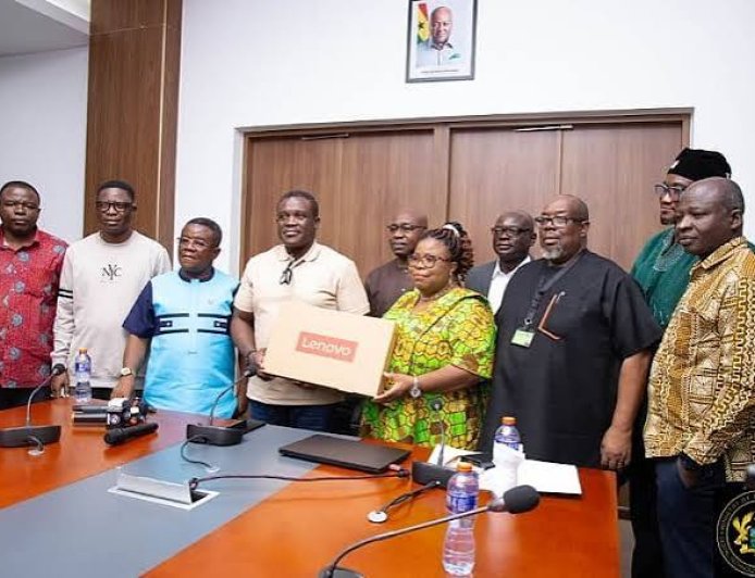 UHAS Receives 200 Laptops from Sam George, GIFEC to Boost Digital Skills Training