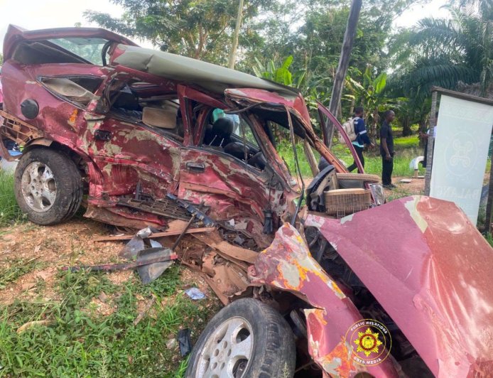 One Dead, 14 Seriously Injured in Akuse–Akosombo Highway Crash