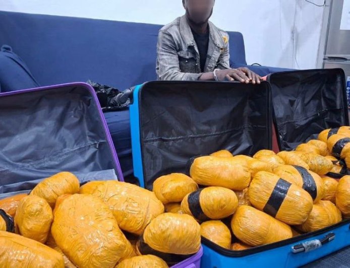 Man Arrested with 91 Parcels of Suspected Indian Hemp at Circle VIP Station
