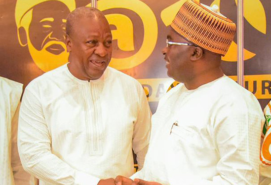 Allow me to also become president – Bawumia to Mahama